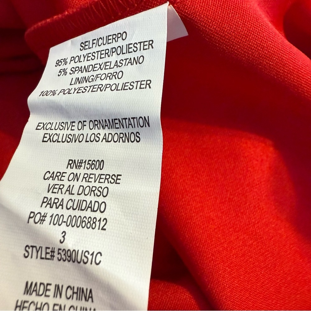 Sequin Hearts Red Skater Style Sweetheart Neckline Dress Junior 3 NWT Macy’s Buy - Picture 9 of 11